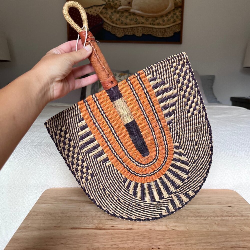 Authentic African Handwoven Fan